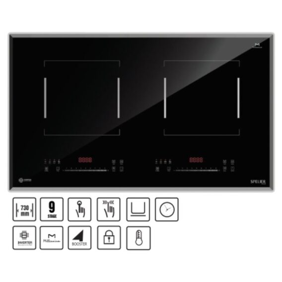 Bếp từ đôi Spelier SPM 528i Plus lắp âm