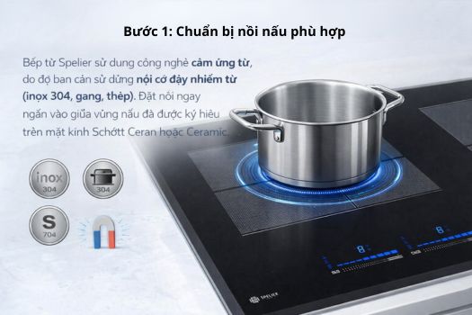 Bước 1_ Chuẩn bị nồi nấu phù hợp