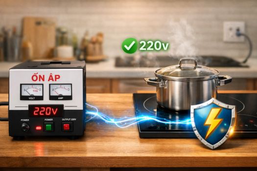 Bước 3_ Sử dụng thiết bị ổn áp