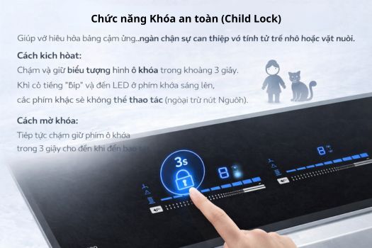 Chức năng Khóa an toàn (Child Lock)