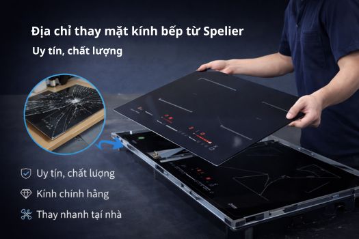 Địa chỉ thay mặt kính bếp từ Spelier