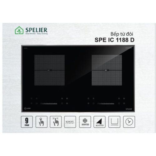 Ảnh Bếp từ đôi Spelier SPE IC 1188 D