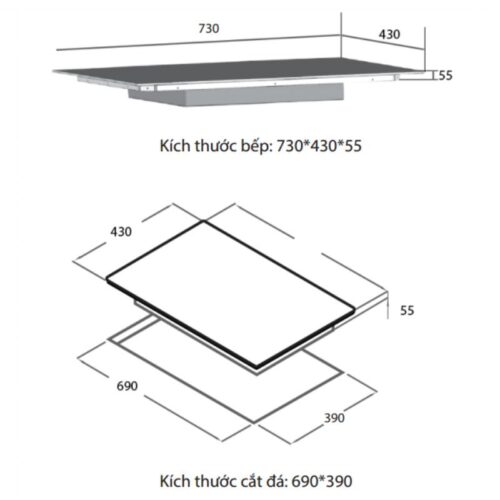 Bếp từ đôi Spelier STL 520S 4 thong so bep tu doi spelier stl 520s