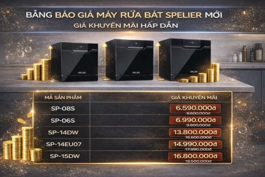 Bảng báo giá máy rửa bát Spelier