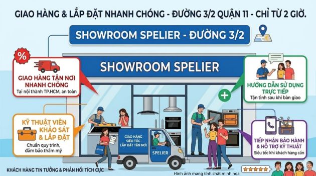 Hỗ trợ giao hàng và lắp đặt nhanh chóng