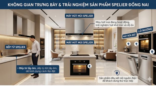 Không gian trưng bày, trải nghiệm sản phẩm