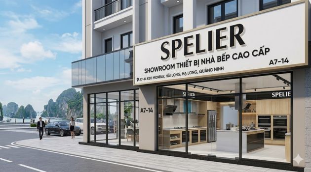 Showroom thiết bị nhà bếp Spelier tại Quảng Ninh