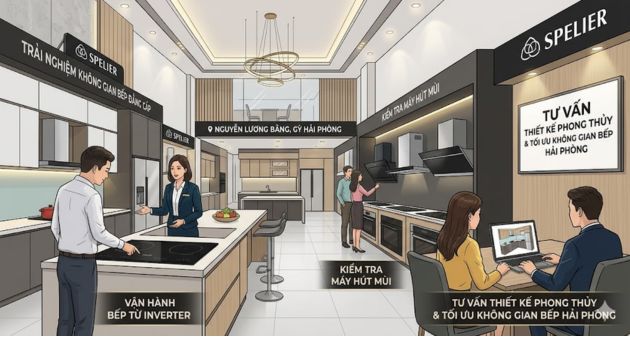 Trải nghiệm không gian bếp đẳng cấp